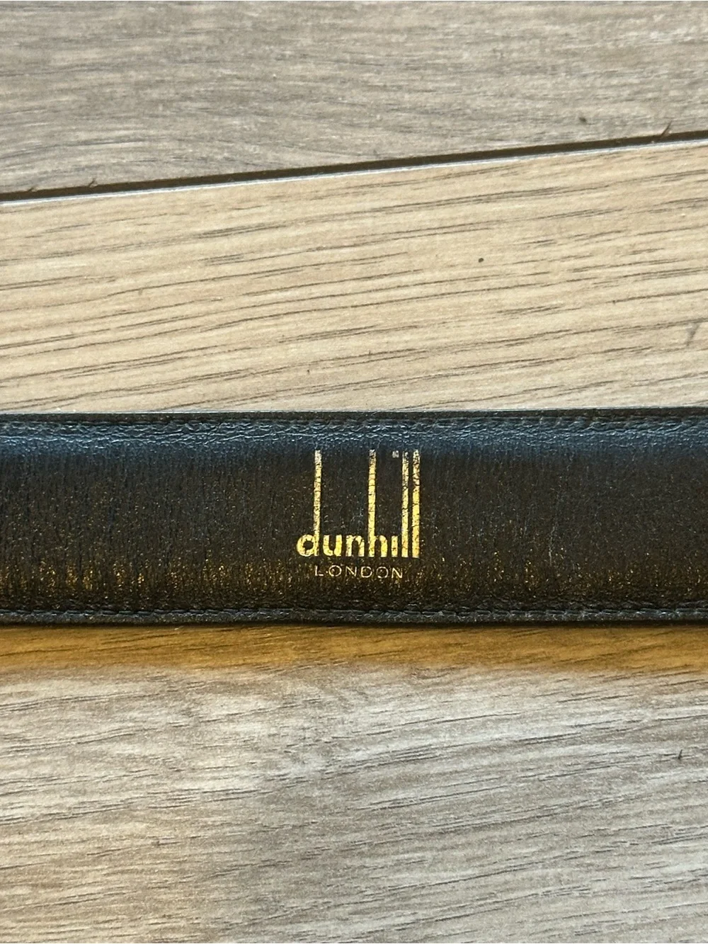 Dunhill Belt in Leather and Brass
